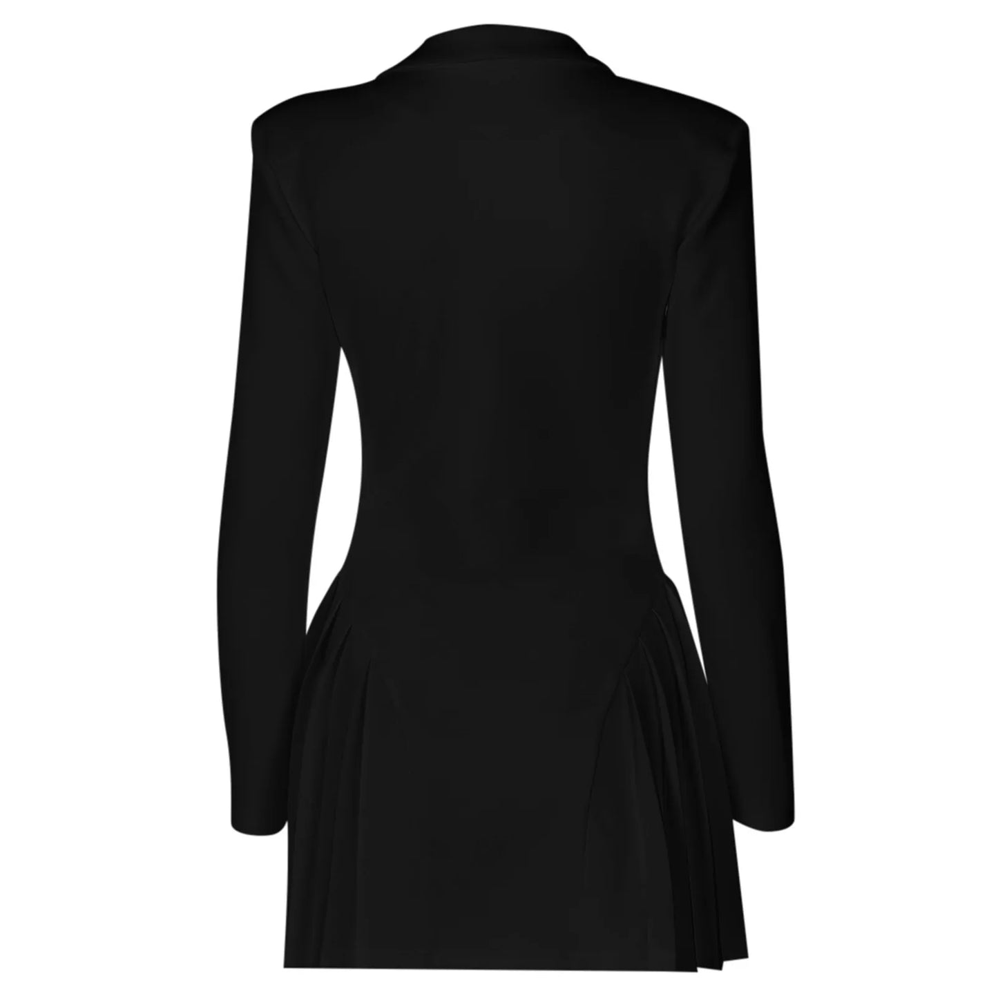 V-Neck Blazer Dress